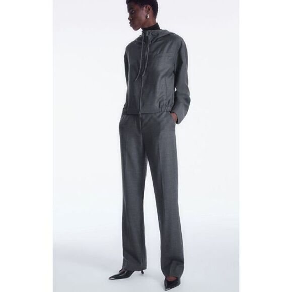 COS Pants - New Women's  COS Slim Tailored Wool Pants Gray Size 6